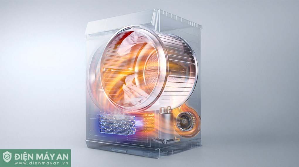 Máy sấy bơm nhiệt Panasonic 9.5 kg NH-EH95JD1BV